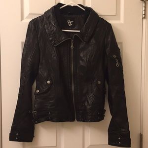 Leather jacket